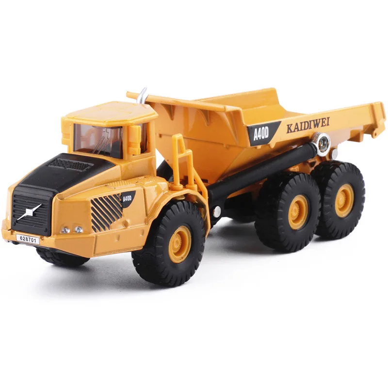 1:87 Yellow Dump Truck Model 2 1:87 Yellow Dump Truck Model - Image 2