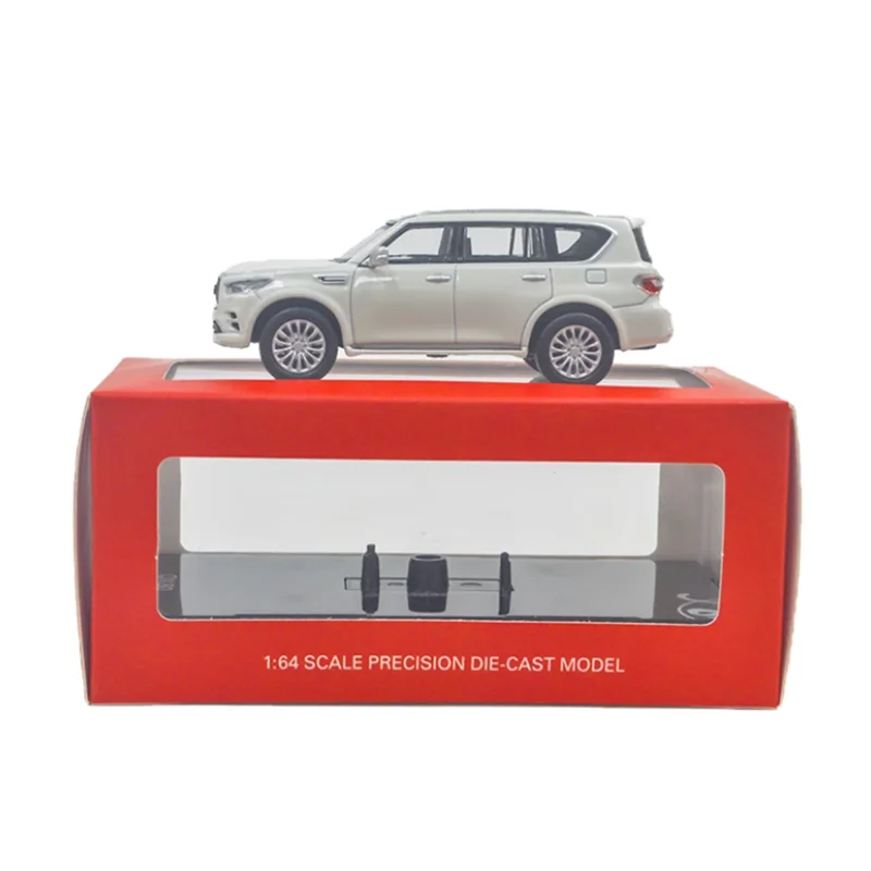Infiniti QX80 1/64 Diecast Model White 2 Infiniti QX80 1/64 Diecast Model White - Image 2