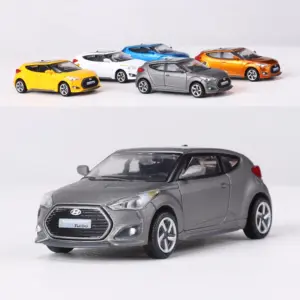 Gray Veloster Turbo Alloy Diecast Model Car