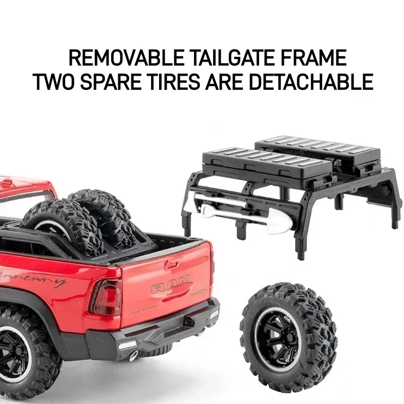 Dodge Mammoth 1000 TRX 1:32 Scale Model Truck 4 Dodge Mammoth 1000 TRX 1:32 Scale Model Truck - Image 4