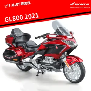 Red Honda Gold Wing GL800 2021 Diecast Model 19 Sd38192e8d0ba4e9587b04bc29aa98270C
