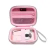 Pink Shockproof Camera Case for Kids