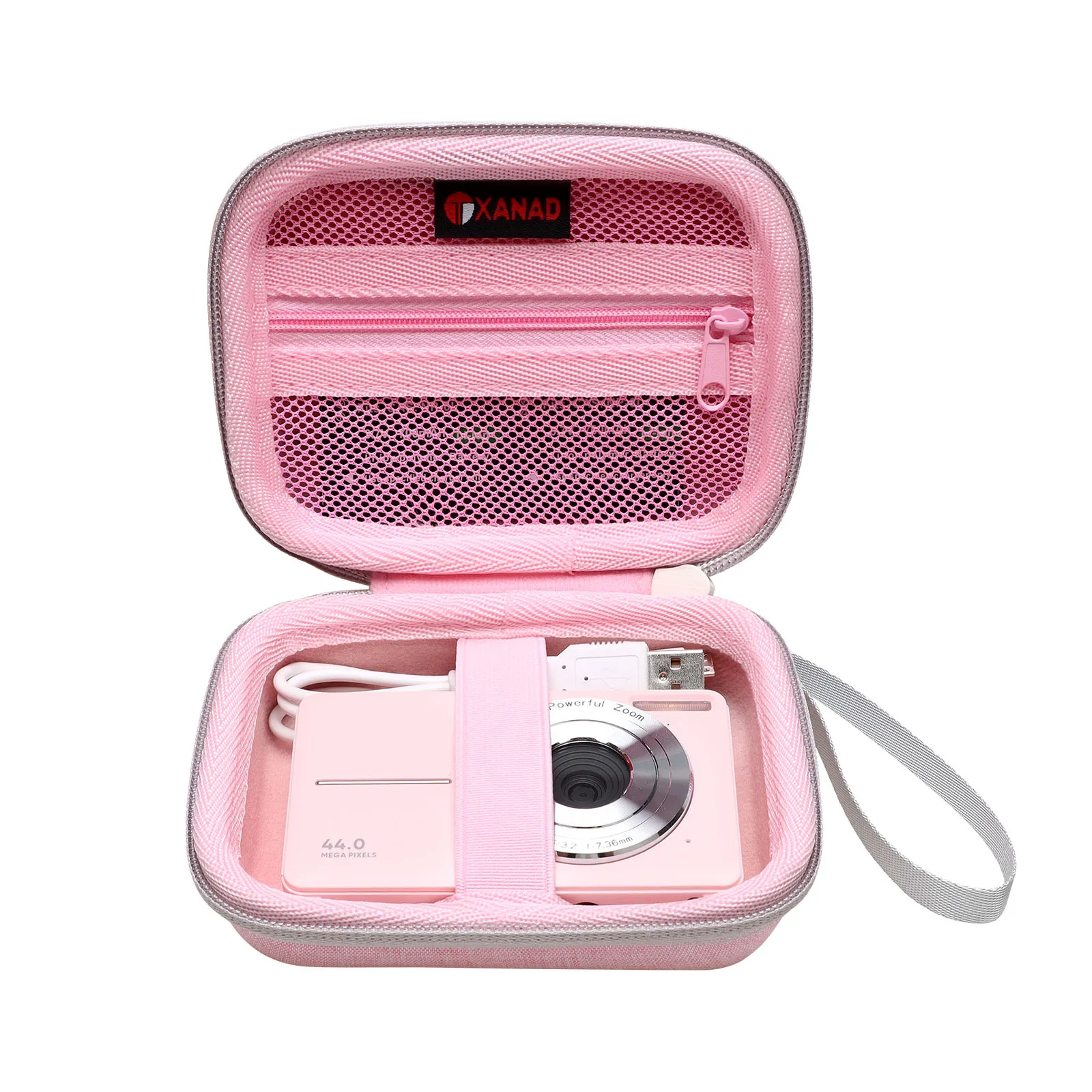 Pink Shockproof Camera Case for Kids 1 Pink Shockproof Camera Case for Kids