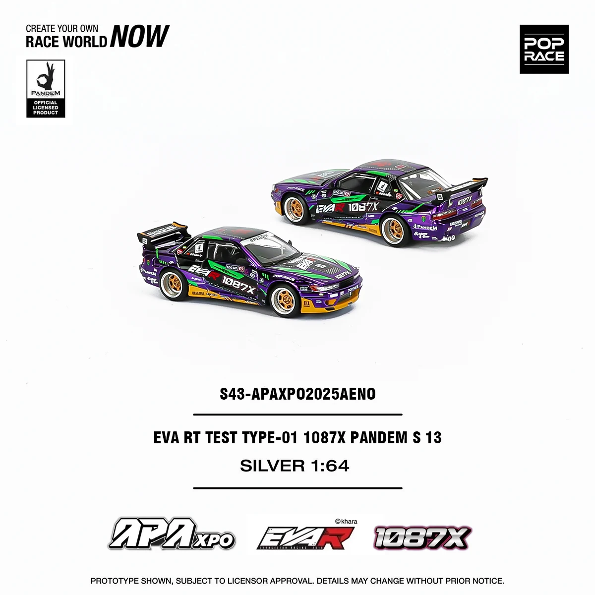 Pink Diecast Model Car S43-01 1:64 Scale 6 Pink Diecast Model Car S43-01 1:64 Scale - Image 6