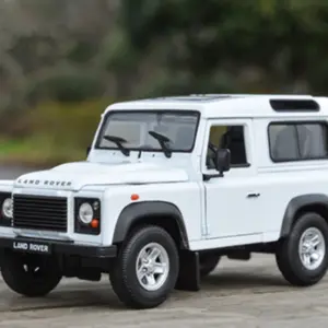 White Land Rover Defender Model 1:24 Scale 16 Sd499ec14d4b848bcbcf762dcd960571aD