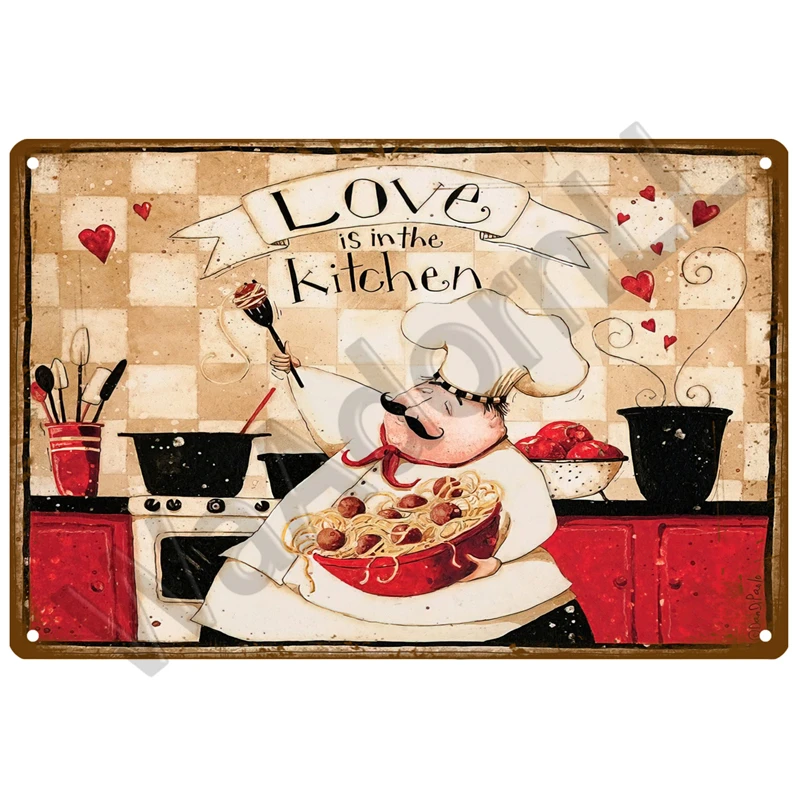 Retro Diner Tin Sign 20 x 30 cm Decor 9 Retro Diner Tin Sign 20 x 30 cm Decor - Image 9