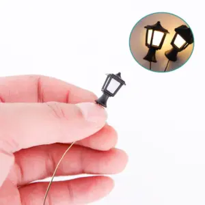 Miniature Vintage Streetlamp LED Set (3, 6, 12 pcs) 7 Sd583e4a010e44ffb9855a2dc295cf85bj