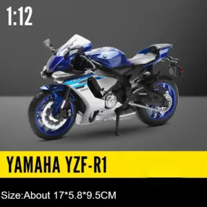 1:12 Yamaha R1 Motorcycle Model Collection 18 Sd6332daf4bb14b4d9e7bafb9eb84ca49j