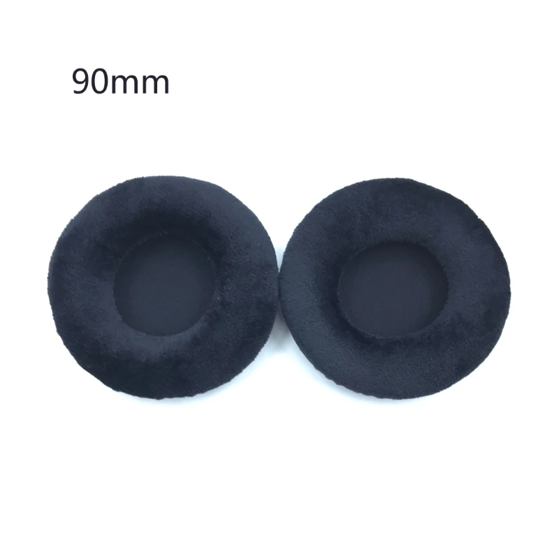 Black Velvet Ear Cushions for Headphones 7 Black Velvet Ear Cushions for Headphones - Image 7