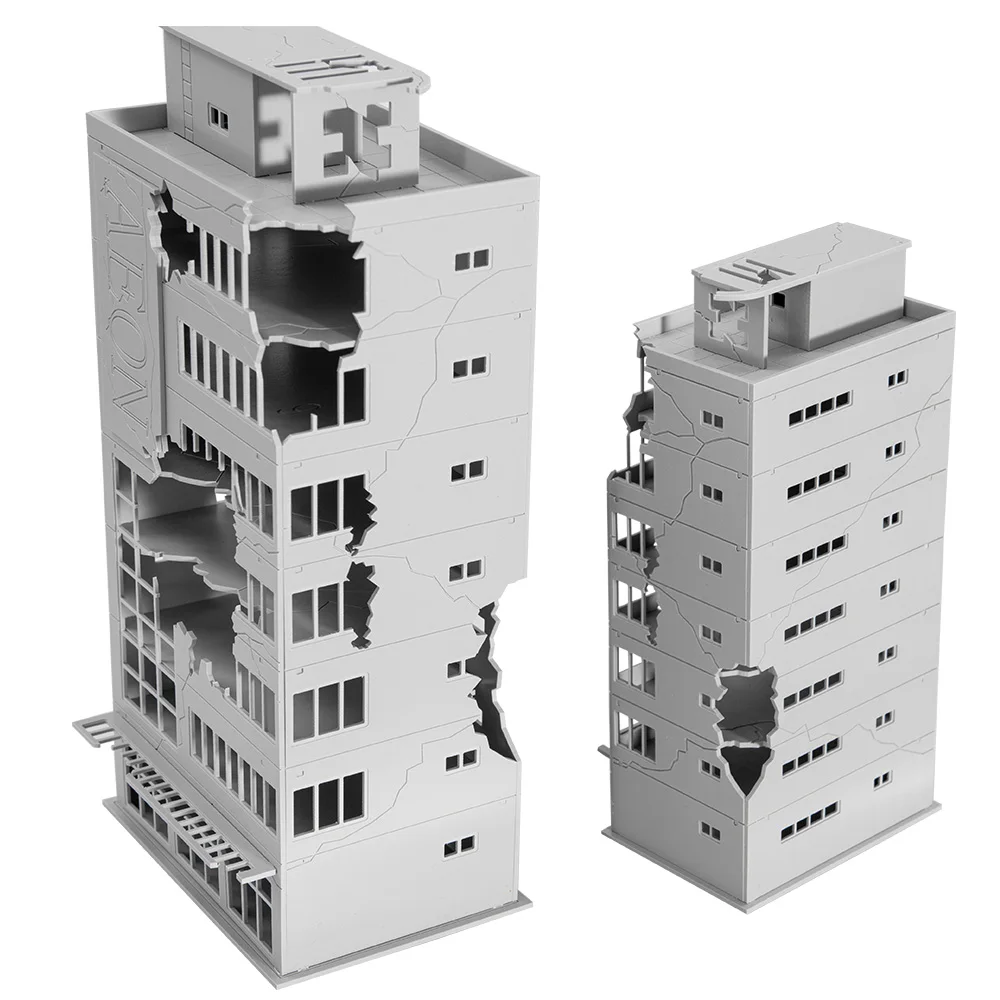 Battle-Worn AEON Building Scene Model 1:100/144 6 Battle-Worn AEON Building Scene Model 1:100/144 - Image 6