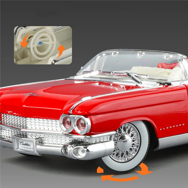 1962 Cadillac Eldorado Biarritz 1/24 Diecast Model 6 1962 Cadillac Eldorado Biarritz 1/24 Diecast Model - Image 6