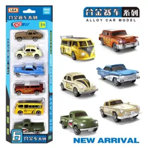 1:64 Scale Diecast Cars Collection - 6 Models 12 Sd702ffe3e884406e855f63ac87cf00917