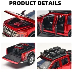 1:24 Ford Raptor F150 Alloy Pickup Model 15 Sd7343a46bccd41bb8455f514d770909dq