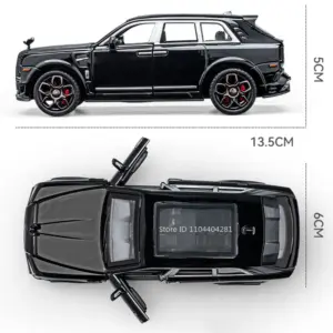 Rolls-Royce Cullinan 1:36 Diecast Model Black 11 Sd739ef6ac6b34ba99153af7114df6c22g