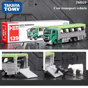 Takara Tomy Tomica No.139 Cow Transport Truck 8 Sd7f7cf2bb86b4711816a97f7d982c501Y