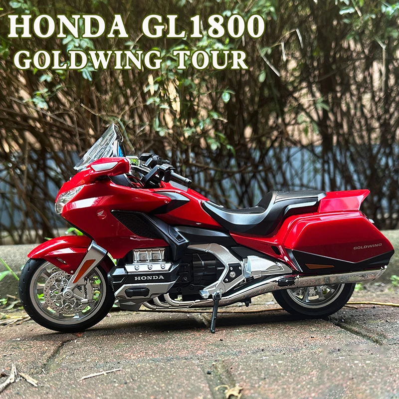 Red Honda Gold Wing Tour 1:9 Scale Model 2 Red Honda Gold Wing Tour 1:9 Scale Model - Image 2