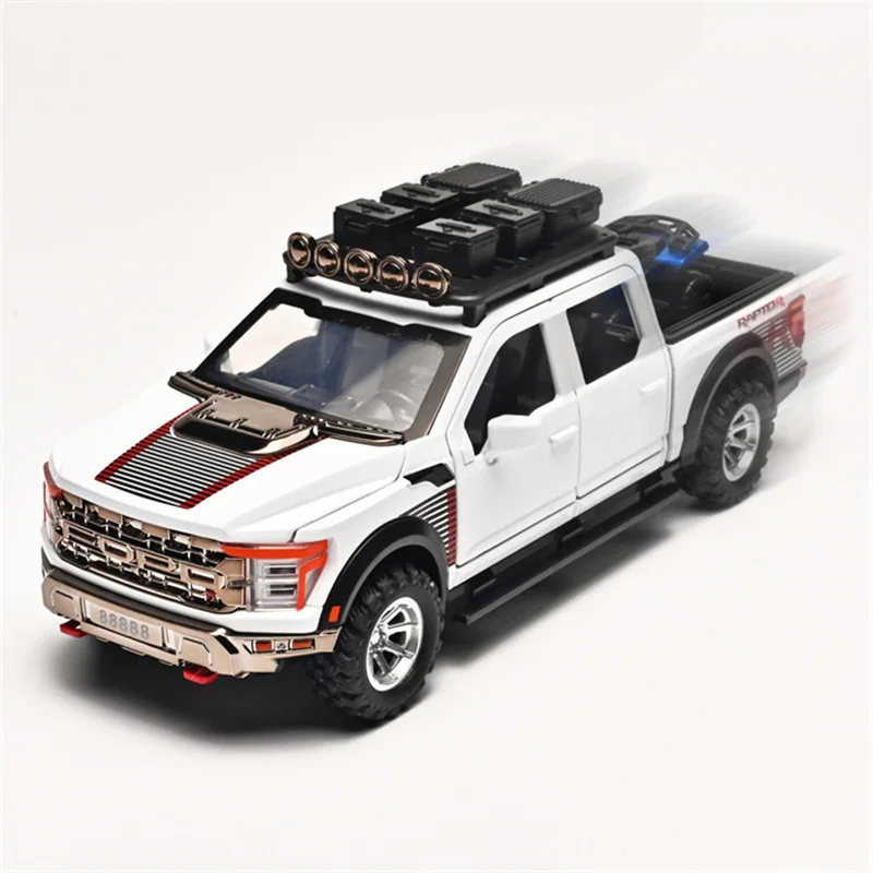 1:24 Ford Raptor F150 Alloy Pickup Model 5 1:24 Ford Raptor F150 Alloy Pickup Model - Image 5