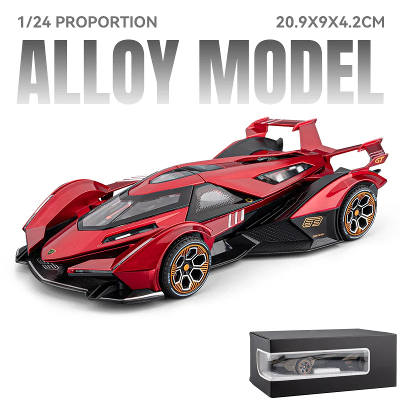 V12 Vision GT 1:24 Diecast Model Car 15 V12 Vision GT 1:24 Diecast Model Car - Image 15