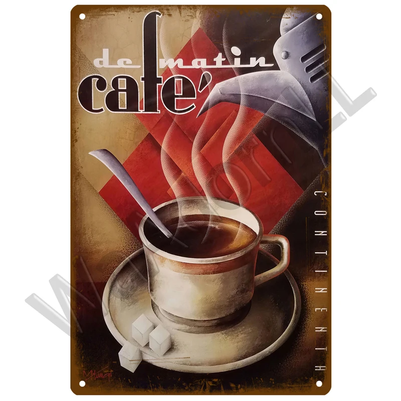 Coffee Themed Tin Sign Collection 20x30 cm 20 Coffee Themed Tin Sign Collection 20x30 cm - Image 20