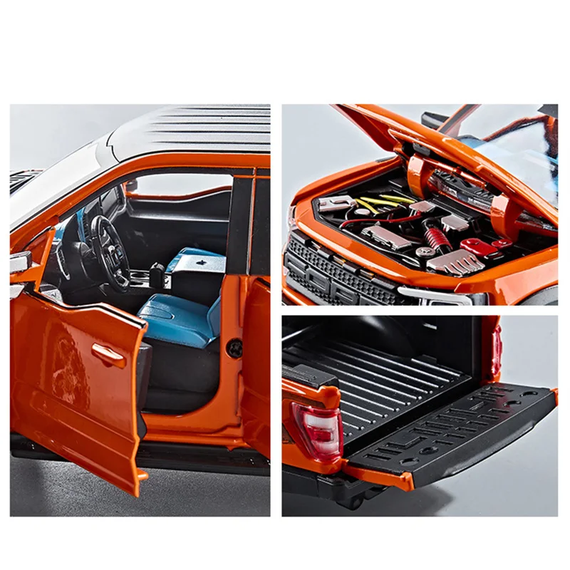 1:20 Ford Raptor F150 Diecast Model by MAKEDA 6 1:20 Ford Raptor F150 Diecast Model by MAKEDA - Image 6