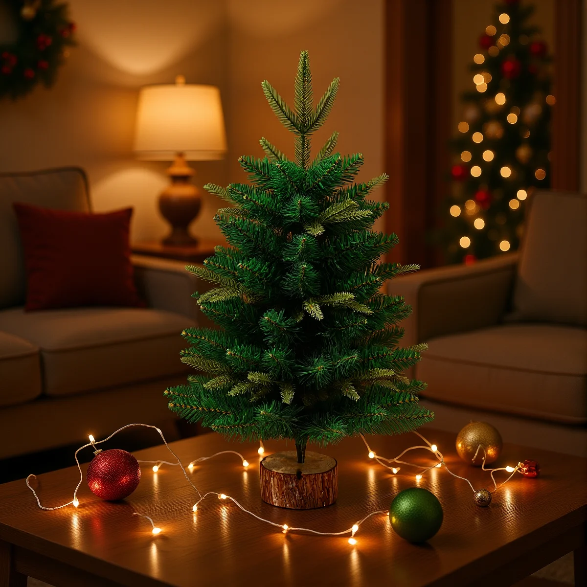 Artificial Christmas Tree 45cm or 60cm 1 Artificial Christmas Tree 45cm or 60cm