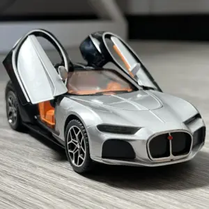 Atlantic Supercar Diecast Model 1:32 Scale Silver