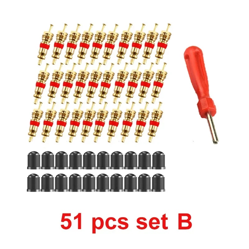 Copper Tire Valve Cores Kit for Vehicles 9 Copper Tire Valve Cores Kit for Vehicles - Image 9