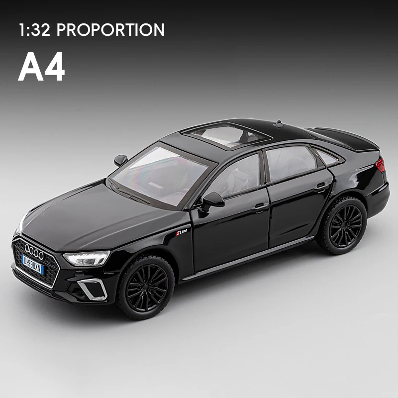 2024 Audi A4 1:32 Diecast Model in White 7 2024 Audi A4 1:32 Diecast Model in White - Image 7