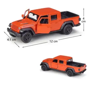 Vivid Orange Jeep Gladiator Model 1:36 Scale 8 Sdb20ac5663b14efe91b816c45f53f988A