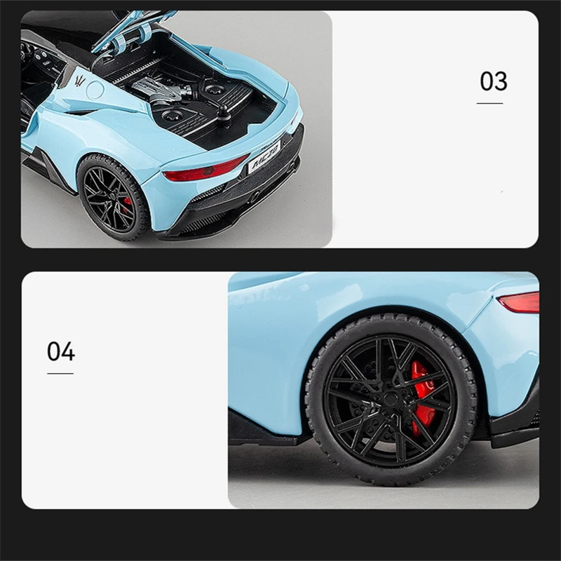 1/24 Maserati MC20 Cabrio Diecast Model 6 1/24 Maserati MC20 Cabrio Diecast Model - Image 6