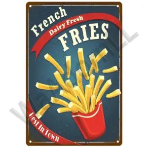 Vintage-Style Metal Sign for Retro Decor 55 Sdb7c505b18e5427a8a9999709e41a797x