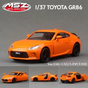 White 1/37 Scale Diecast Toyota GR86 Model 15 Sdb7cbd1d23474316bb1755c4d499ae0e3