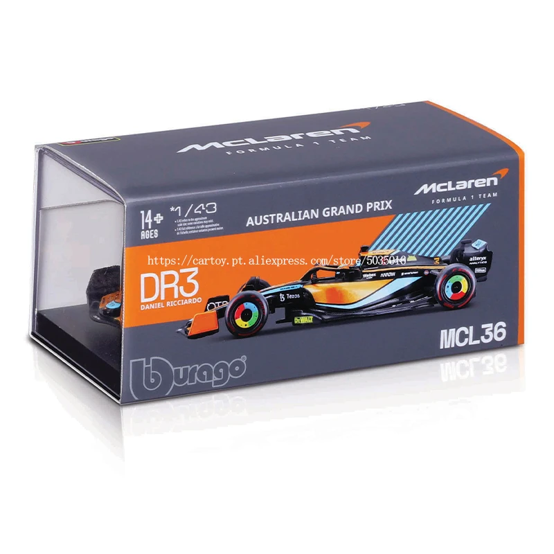 McLaren F1 MCL36 Die-Cast Model Replica 6 McLaren F1 MCL36 Die-Cast Model Replica - Image 6