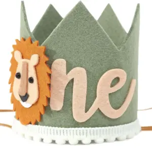 Jungle Safari Lion 1st Birthday Crown Headband 8 Sdc0d52144c14436f910b7d9dc5d0bd54f