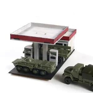 Vintage Mini Gas Station Model by HOBBIESIR 9 Sdc1e50133bdb476291596cfcb4604070q