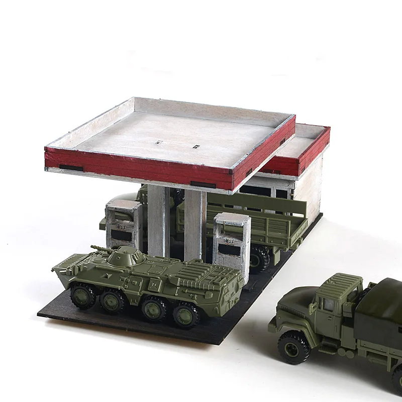 Vintage Mini Gas Station Model by HOBBIESIR 2 Vintage Mini Gas Station Model by HOBBIESIR - Image 2