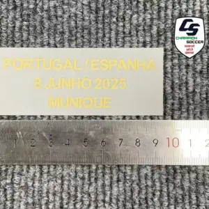 2025 Nations Final Match Patch - Portugal & Spain