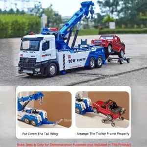 Vivid Blue Rescue Truck Model 1:18 Scale 15 Sdcc759273c2e407f89c473bb3d379dd8V