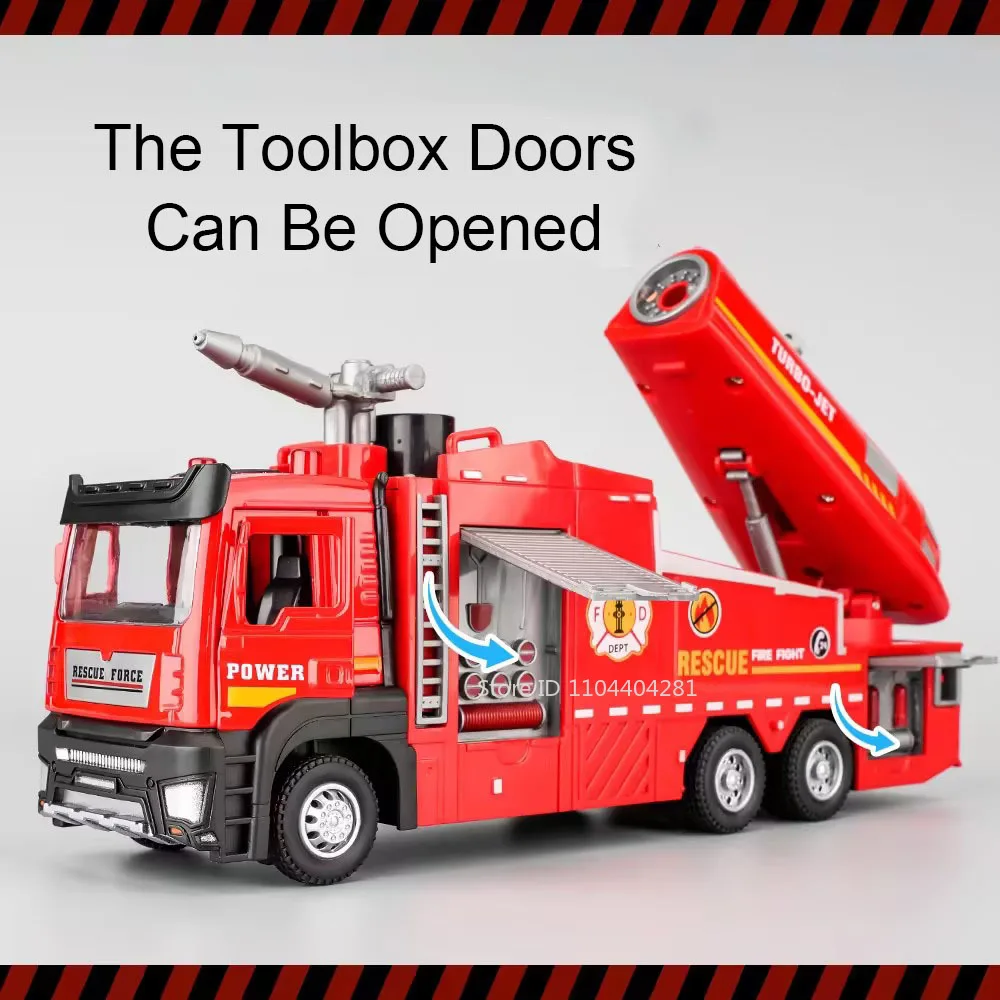 1:32 Scale Fire Rescue Truck Model 4 1:32 Scale Fire Rescue Truck Model - Image 4