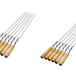 55cm Stainless Steel BBQ Skewer Set for Grilling 18 Sdd3336ccd1da41ac9fdee5dc8d6c1d4dC
