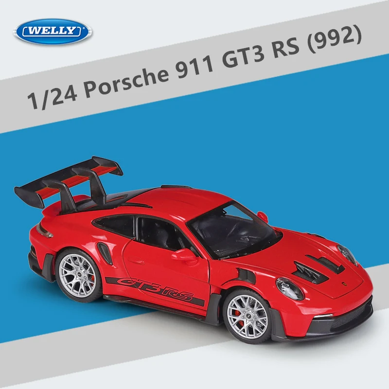 Porsche 911 GT3 RS 1:24 Diecast Model 7 Porsche 911 GT3 RS 1:24 Diecast Model - Image 7