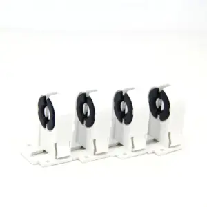 White T8 Lamp Base Holder Set for G13 Bulbs 13 Sddf800d16a9044179e4e962151570cd1S