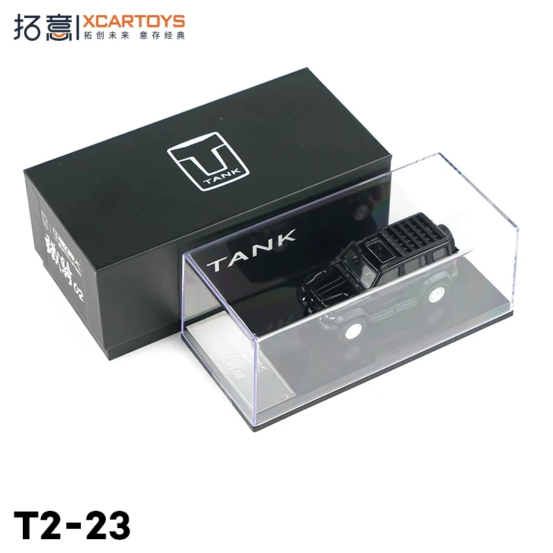 Black 1:64 Die-Cast Tank Model by XCARTOYS 2 Black 1:64 Die-Cast Tank Model by XCARTOYS - Image 2