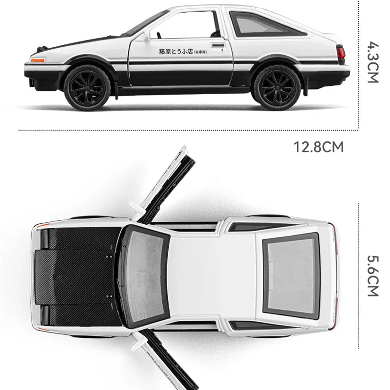 AE86 Corolla Diecast Model 1:36 Scale 3 AE86 Corolla Diecast Model 1:36 Scale - Image 3