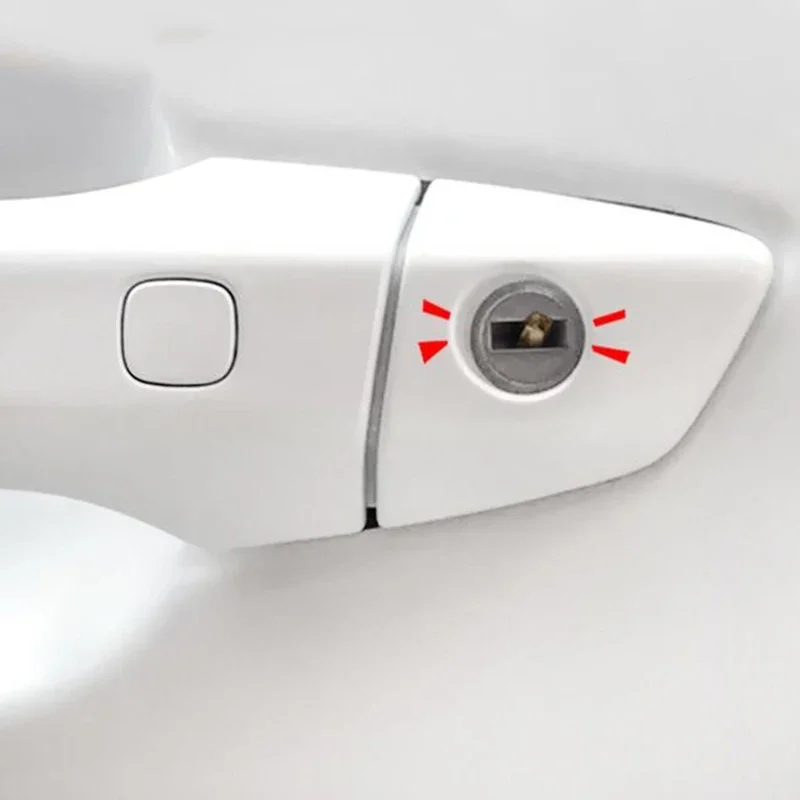 20mm Car Door Keyhole Cover Stickers Set 2 20mm Car Door Keyhole Cover Stickers Set - Image 2