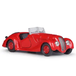 Vintage BMW 328 1:36 Diecast Model in Red 11 Sde40b05a0d0d43f58382a2ead5132e775