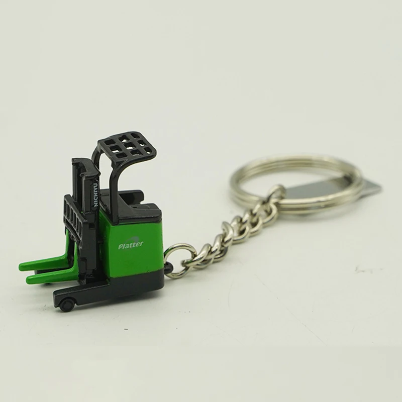 Mini Forklift Alloy Keychain Collectible in 1:100 Scale 7 Mini Forklift Alloy Keychain Collectible in 1:100 Scale - Image 7