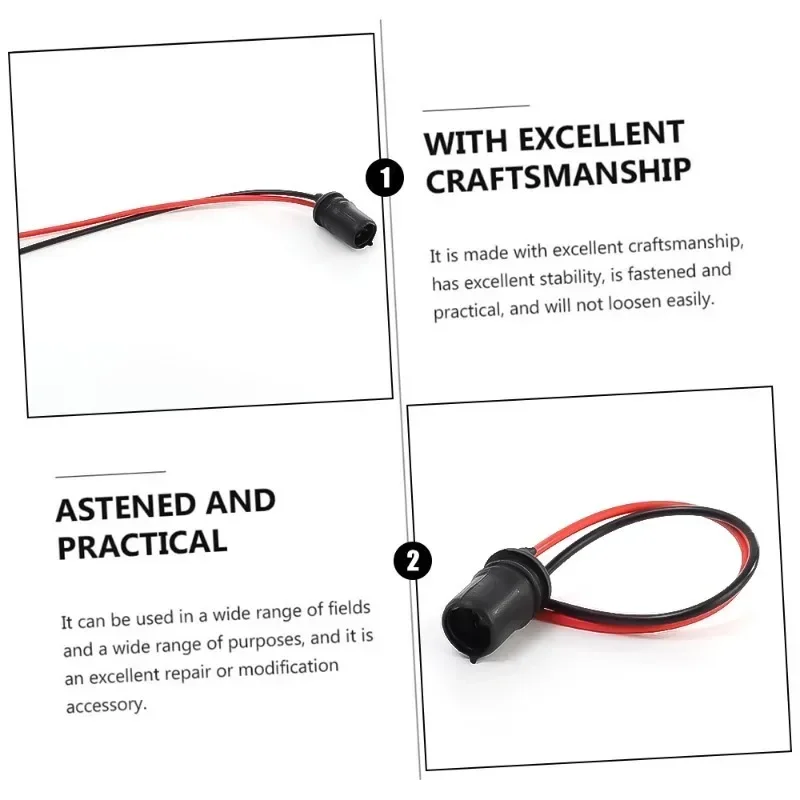 T10 W 5W Auto Light Socket Connectors Set 5 T10 W 5W Auto Light Socket Connectors Set - Image 5