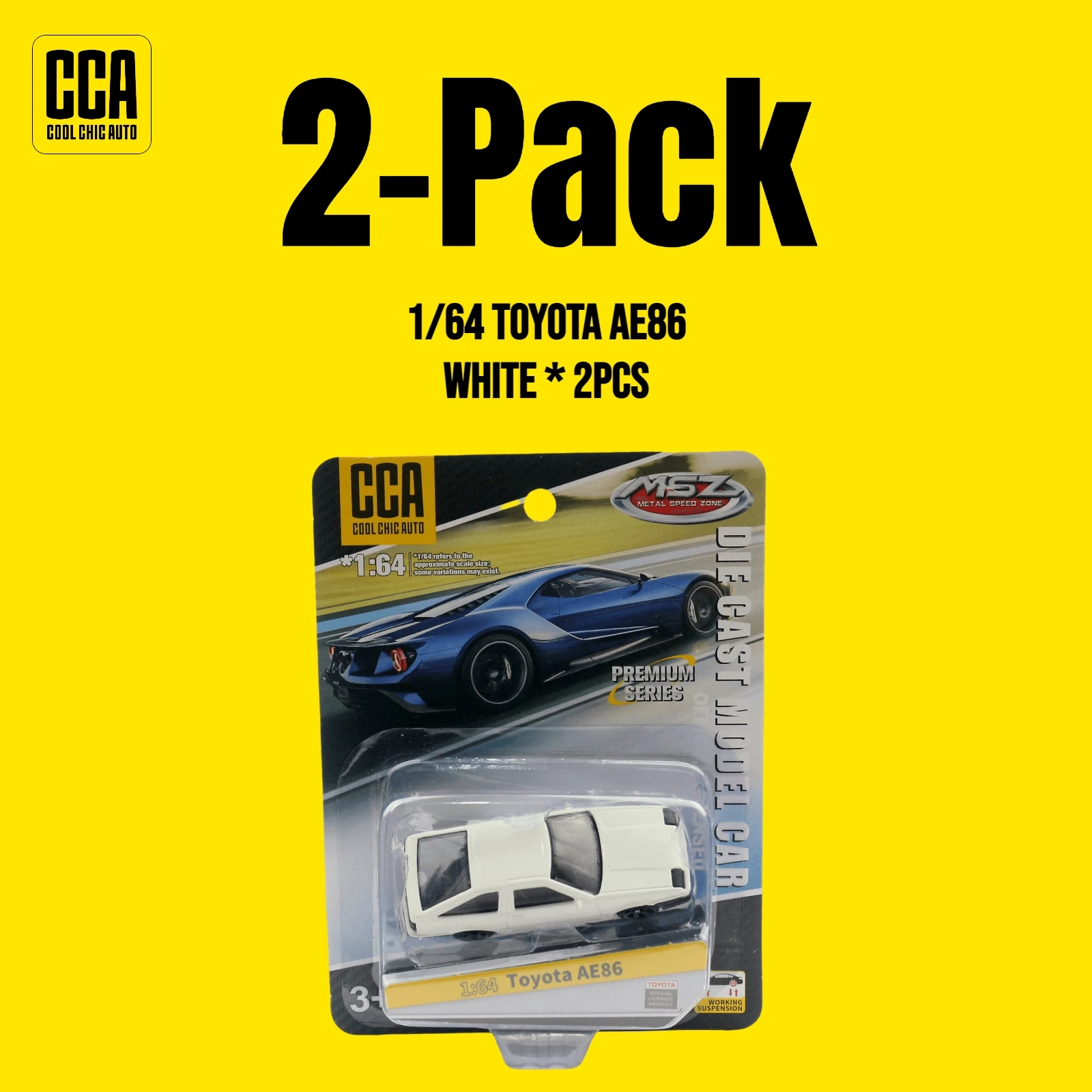 Toyota AE86 1:64 Scale Diecast Model 8 Toyota AE86 1:64 Scale Diecast Model - Image 8