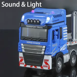 Red 1:48 Scale Transport Truck Model 11 Sdfaa0c9cf4cf43f6822830d2a3f0427dM